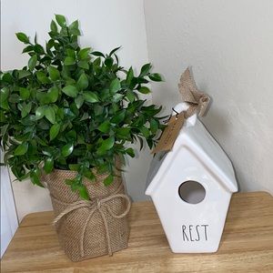 NWT Rae Dunn REST Birdhouse